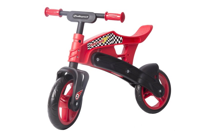 Polisport  Balansinis dviratukas Tinkamas vaikui nuo 2 metų ir iki 25 kg svorio, minkštos vairo rankenėlės, reguliuojamas balnelis trijose pozicijose: 290 mm; 355 mm; 410 mm, reguliuojamas vairas dvejose pozicijose, balansinio dviratuko svoris: 3.15 kg, E