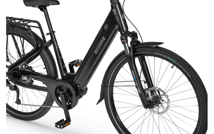 Elektrinis dviratis Ecobike LX100 Black V2 504Wh