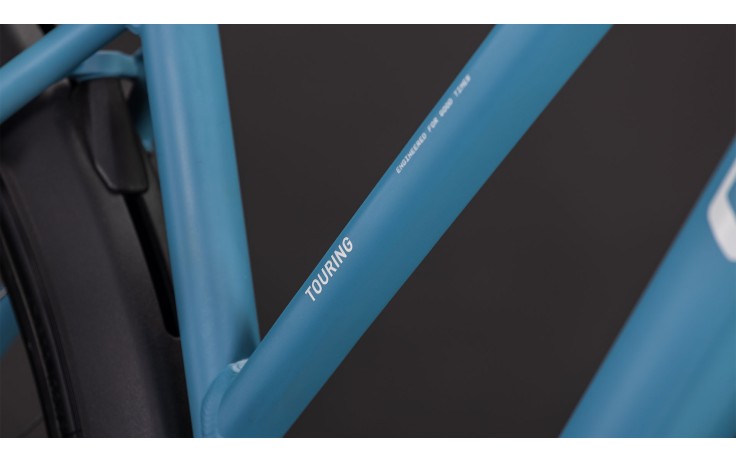Dviratis Cube Touring ONE Trapeze bluebird'n'grey 2026