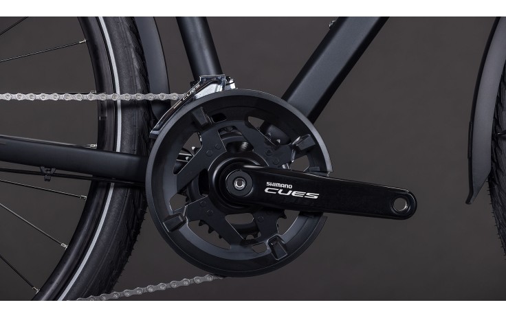 Dviratis Cube Kathmandu Pro Trapeze coal'n'black 2026