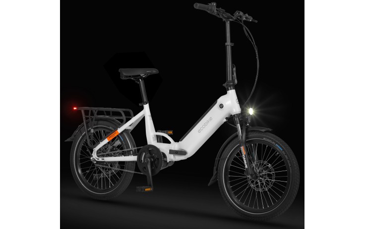 Elektrinis dviratis Ecobike Rhino Cruise White 504Wh