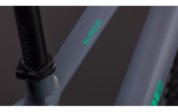 Dviratis Cube Numove 240 Disc lavagrey'n'coolgreen 2027