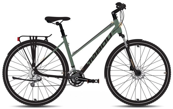 Dviratis Tabou Flow 4 EQ W black-green