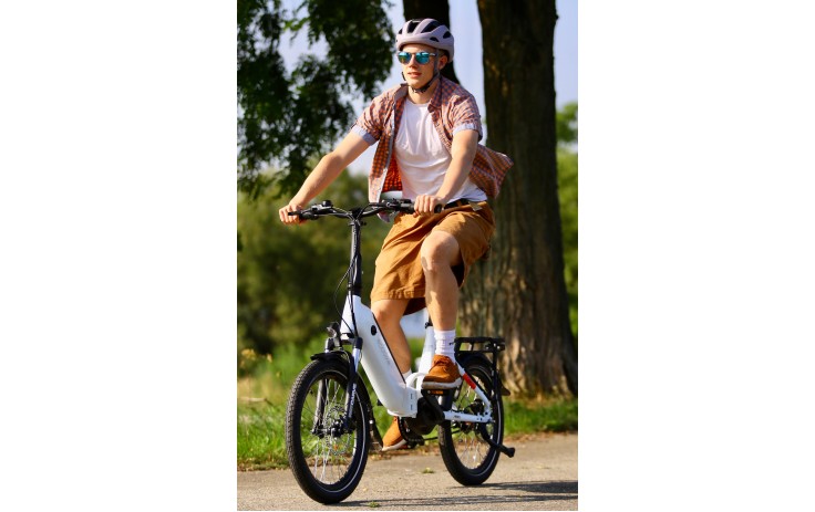 Elektrinis dviratis Ecobike Rhino Cruise White 504Wh