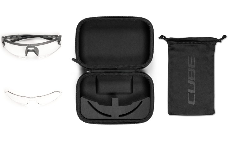 Akiniai Cube Vertex Interchangeable translucent black / Photochromic