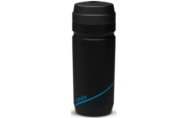 Įrankių dėtuvė Cube 0.6l for bottle cage black'n'grey'n'blue