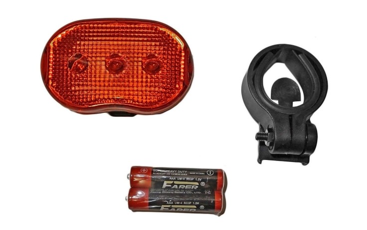 Galinė lempa Azimut Oval 3LED su elementais