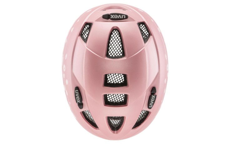 Šalmas Uvex Kid 2 cc pink polka dots