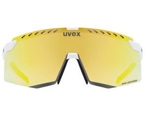 Akiniai Uvex pace stage ColorVision white matt / mirror gold