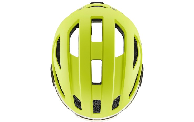 Šalmas Uvex stride visor Mips lime matt