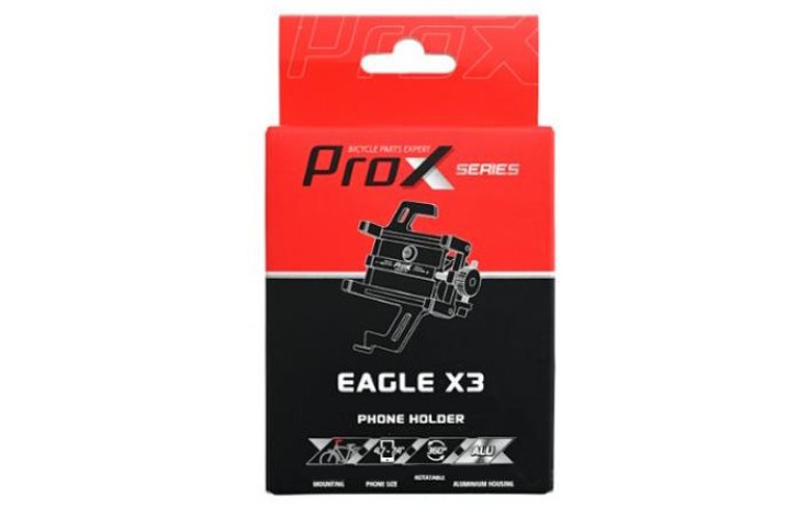 Telefono laikiklis ProX Eagle X3 Alu 4.7-7.4