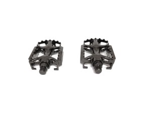 Pedalai Azimut MTB black Alu 9/16 su guoliais ir atšvaitais (1003)