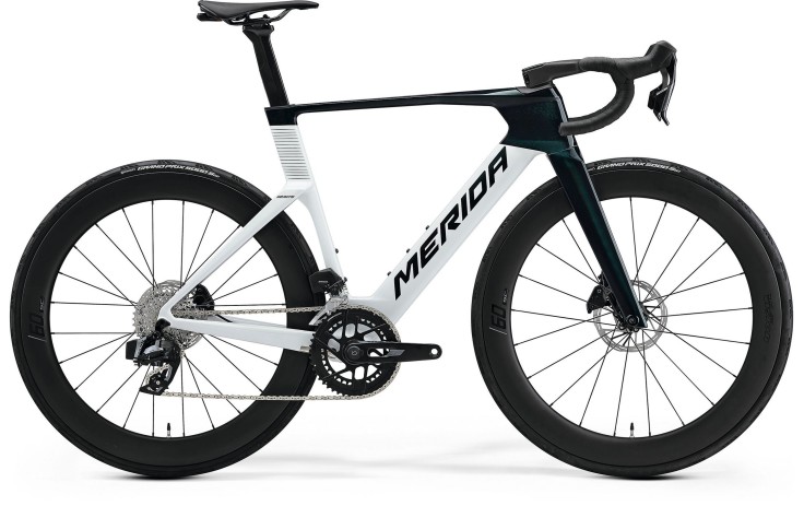 Dviratis Merida Reacto 7000 2027 halo green/pearl white(green)