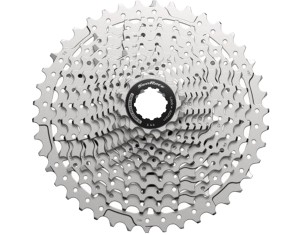 Galinis žvaigždžių blokas SunRace CSRZ800 Gravel HG-M/L 12-speed metallic