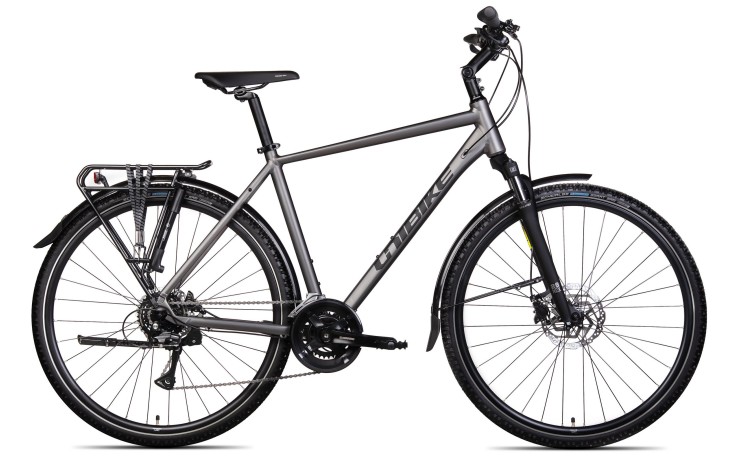 Dviratis Unibike Flash EQ GTS 2025 graphite