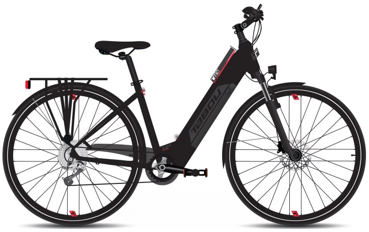 Elektrinis dviratis Tabou Mono UP ECO black-red