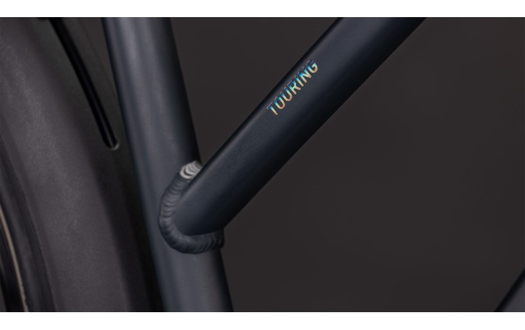 Dviratis Cube Touring ONE Trapeze night'n'chrome 2026