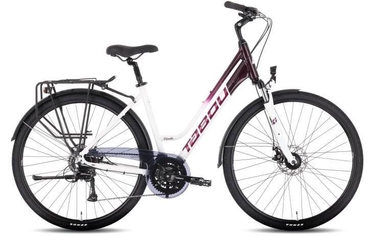 Dviratis Tabou Kinetic 3 W white-burgundy