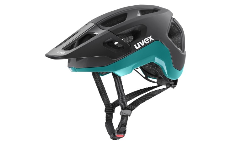 Šalmas Uvex react black-teal matt