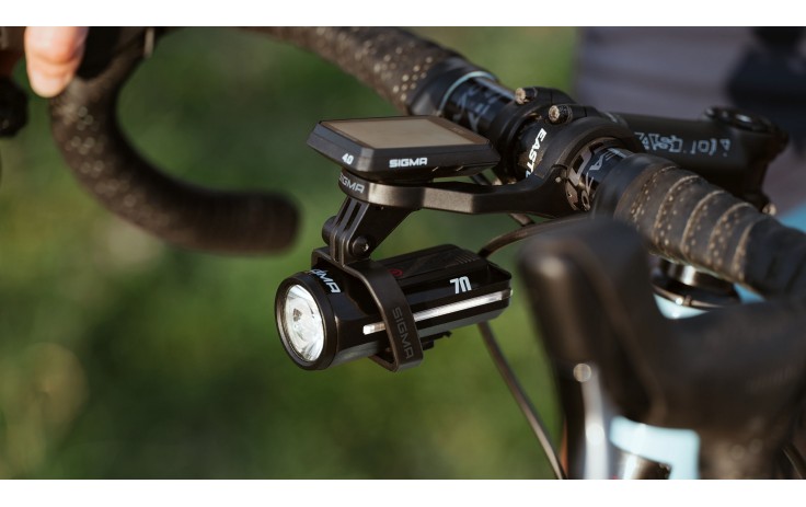 Priekinė lempa Sigma Aura 70 USB