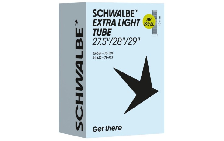 Kamera 29/27.5+ Schwalbe AV19L-EL 40mm Extra Light (54/75-584/622)