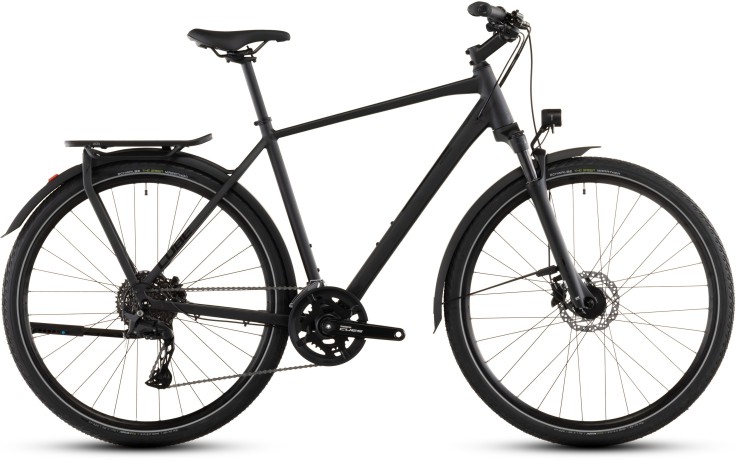 Dviratis Cube Kathmandu Pro coal'n'black 2026