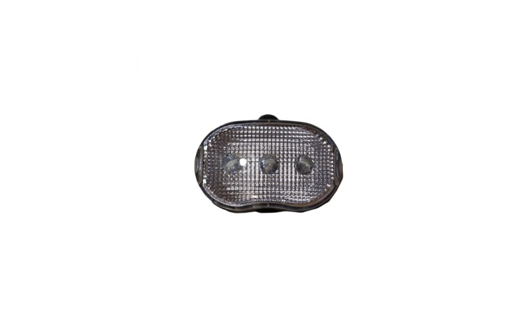 Priekinė lempa Azimut Oval 3LED su elementais