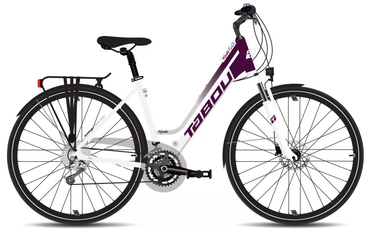 Dviratis Tabou Kinetic 3 W white-burgundy