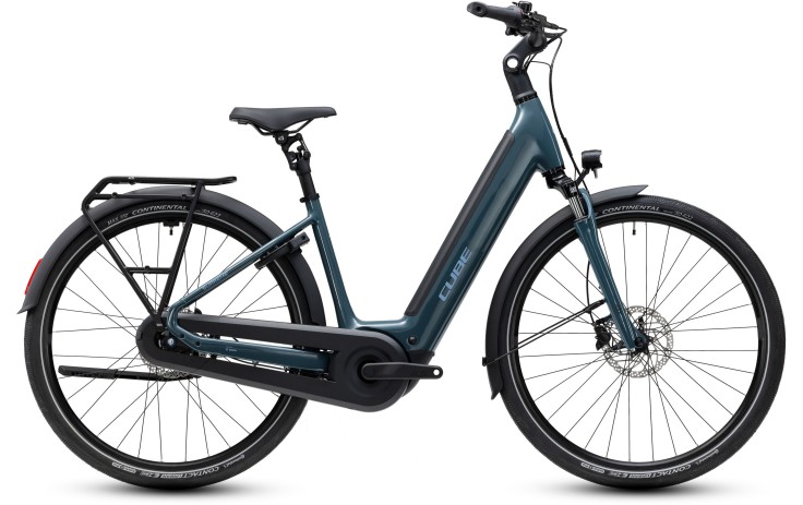 Elektrinis dviratis Cube Supreme Hybrid Comfort ONE 600 Easy Entry storm'n'reflex 2027