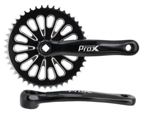 Priekinis žvaigždžių blokas ProX Cruiser Alu 1-speed 44T 170mm black