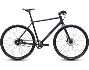 Dviratis Cube Nulane Deluxe EXC grey'n'chrome 2027 Dviratis Cube Nulane Deluxe EXC grey'n'chrome 2027