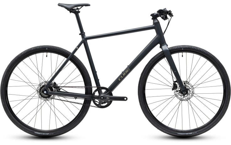 Dviratis Cube Nulane Deluxe EXC grey'n'chrome 2027
