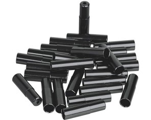 Pavarų šarvo antgaliukas ProX Alu black (100pcs.)