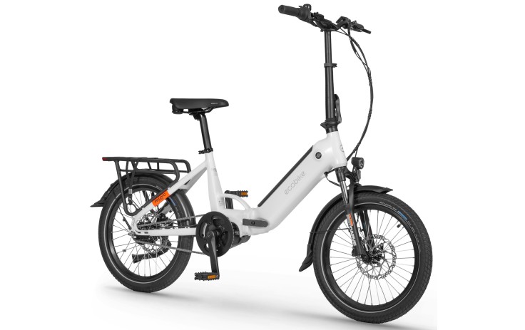 Elektrinis dviratis Ecobike Rhino Cruise White 504Wh