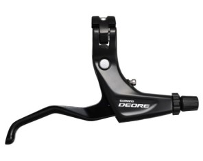 Stabdžių rankenėlė V-Brake Shimano DEORE BL-T610 2-finger right black Stabdžių rankenėlė V-Brake Shimano DEORE BL-T610 2-finger right black