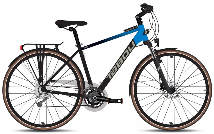 Dviratis Tabou Kinetic 4 black-blue
