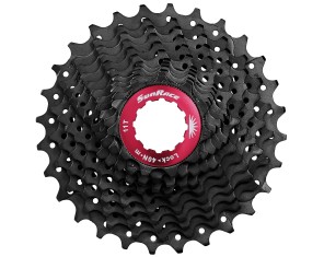 Galinis žvaigždžių blokas SunRace CSRX1 11-speed black