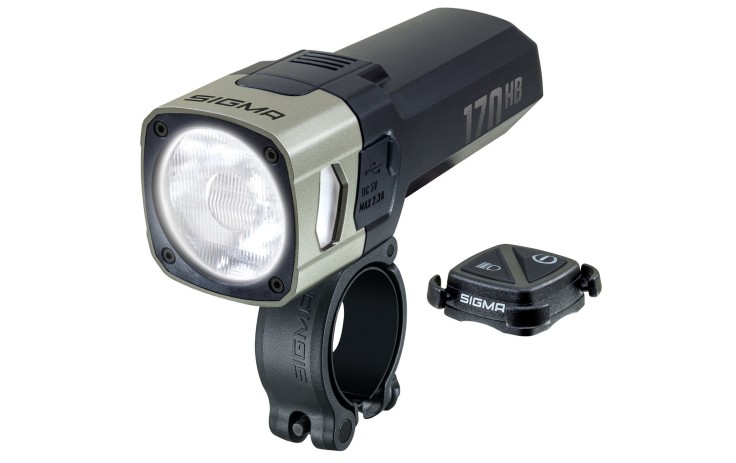 Priekinė lempa Sigma Aura 170 HB Link USB