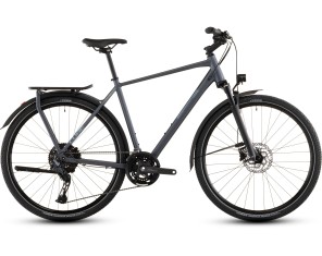 Dviratis Cube Kathmandu EXC metallicgrey'n'chrome 2026 Dviratis Cube Kathmandu EXC metallicgrey'n'chrome 2026
