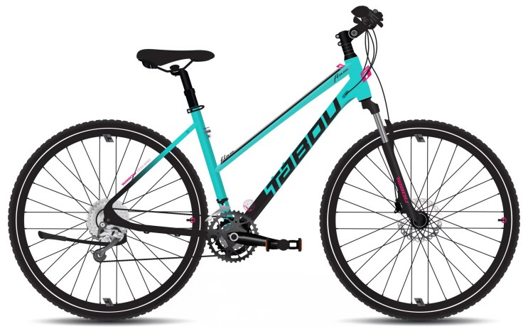 Dviratis Tabou Flow 1 W black-mint