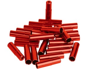 Pavarų šarvo antgaliukas ProX Alu red (100pcs.)