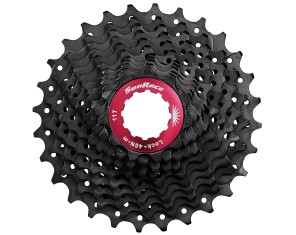 Galinis žvaigždžių blokas SunRace CSRX1 11-speed black