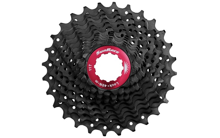 Galinis žvaigždžių blokas SunRace CSRX1 11-speed black