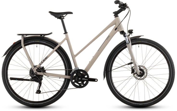 Dviratis Cube Kathmandu ONE Trapeze oatgrey'n'grey 2026