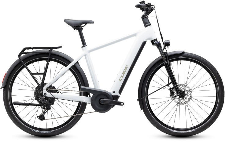 Elektrinis dviratis Cube Touring Hybrid ONE 600 metallicwhite'n'chrome 2027
