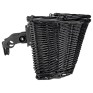 Krepšelis priekiui Azimut Wicker NEW laikiklis 35x26x22cm black