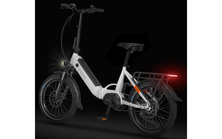 Elektrinis dviratis Ecobike Rhino Cruise White 504Wh