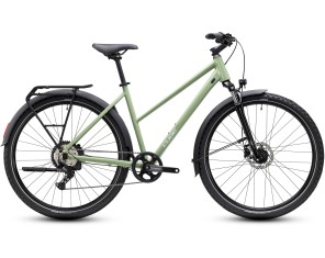 Dviratis Cube Nature ONE FE Trapeze almondgreen'green 2027