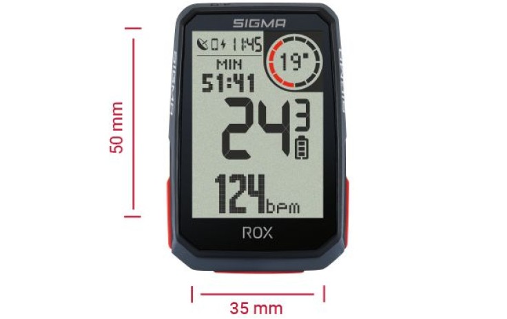 Dviračio kompiuteris SIGMA ROX 4.0 GPS Black HR Set