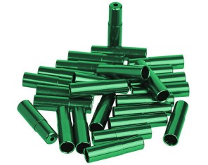 Pavarų šarvo antgaliukas ProX Alu green (100pcs.)